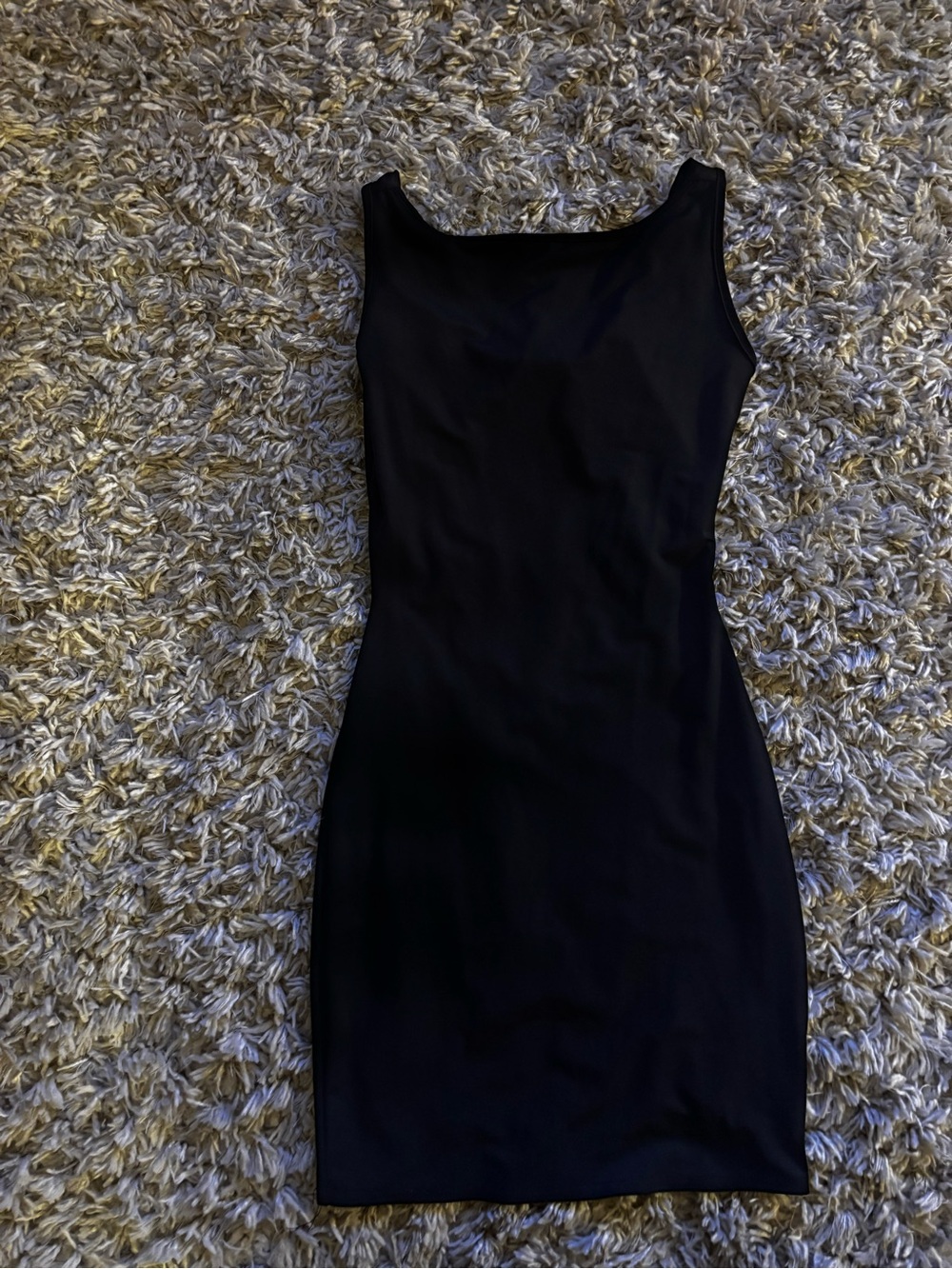 PLT Tall High Neck Cowl Back Mini Dress